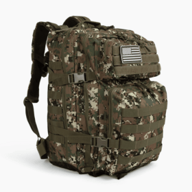 Tactical 45L Molle Rucksack Backpack (Color: Camo ACU)